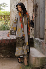 Charizma - Winter 3PC Karandi Digital Print Dress - KP33420