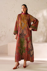 Baroque - Winter 3PC Karandi Digital Print Dress - KP697