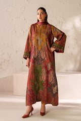 Baroque - Winter 3PC Karandi Digital Print Dress - KP697