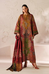 Baroque - Winter 3PC Karandi Digital Print Dress - KP697