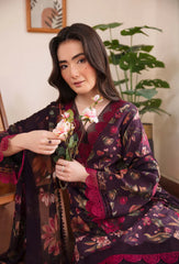 Summer 3PC Lawn Digital Print Dress - KP1170