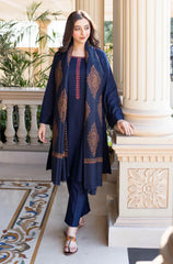 Asling - Winter 3PC Dhanak Embroidered Suit - kp668
