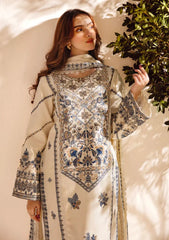 Florent - Winter 3PC Dhanak Embroidered Suit - kp3381