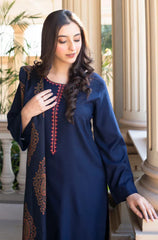 Asling - Winter 3PC Dhanak Embroidered Suit - kp668