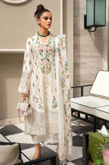 Crimson - 3PC Lawn ChickenKari Embroidered Suit - kp1083