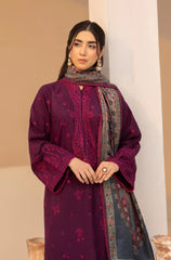 Mohagni - Winter 3PC Dhanak Embroidered Suit - kp3381