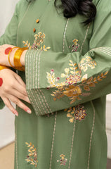 Urge - Winter 3PC Dhanak Embroidered Suit - kp3350