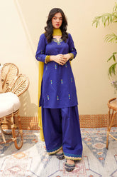 Dyot - Summer 3PC Lawn Embroidered Suit - kp1123