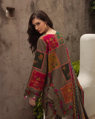 Charizma - Winter 3PC Karandi Digital Print Dress - KP3387