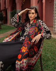 Charizma - Winter 3PC Karandi Digital Print Dress - KP690