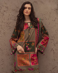 Charizma - Winter 3PC Karandi Digital Print Dress - KP3387
