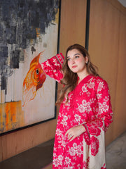 Sapphire - Winter 3PC Karandi Digital Print Dress - KP33416