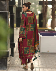 Charizma - Winter 3PC Karandi Digital Print Dress - KP33100