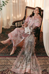 KP1053 - Qalamkar - 3PC Lawn ChickenKari Embroidered Suit