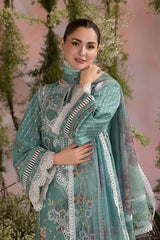 Sobia Nazir - Summer 3PC Lawn ChickenKari Embroidered Suit - kp1113