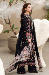 KP1033 - Qalamkar - 3PC Lawn Embroidered Suit - SA0101