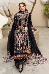 KP1033 - Qalamkar - 3PC Lawn Embroidered Suit - SA0101