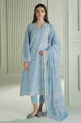 Cross Stitch - 3PC Lawn Embroidered Suit - kp1082