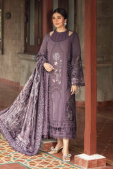 Maria.b - Winter 3PC Dhanak Embroidered Suit - kp3314