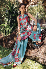 Summer 3PC Lawn Digital Print Dress - KP1163