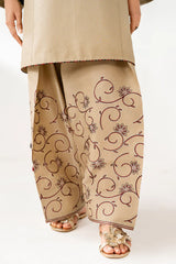 Jazmin - Winter 3PC Dhanak Embroidered Suit - kp3361