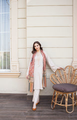 Asling - Winter 3PC Dhanak Embroidered Suit - KP3355