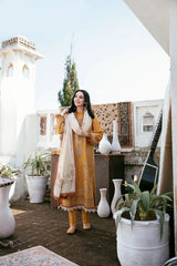 Florent - Winter 3PC Dhanak Embroidered Suit - kp3346