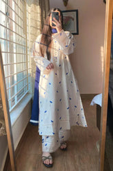 Khaadi - Summer 3PC Lawn Digital Print Dress - KP1148