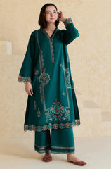 Mishkaa - Winter 2PC Dhanak Embroidered Suit - KP3371