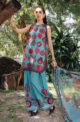 Summer 3PC Lawn Digital Print Dress - KP1163