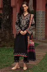 Charizma - Winter 3PC Karandi Digital Print Dress - KP690