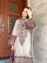 Summer 3PC Lawn Embroidered Suit - KP1174
