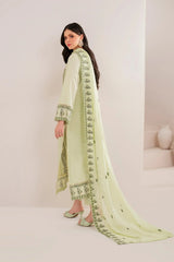 Florent - Winter 3PC Dhanak Embroidered Suit - kp3386