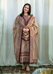 Florent - Winter 3PC Dhanak Embroidered Suit - kp3346