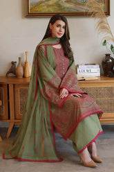 KP1002 - Bareeze 3 Piece Embroidered Lawn Suit