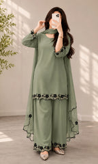 zainabzara-Summer-3PC Lawn Embroidered Suit - kp1250