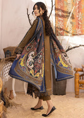 Bin ilyas - Winter 3PC Dhanak Embroidered Suit - kp682