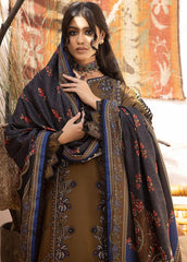 Bin ilyas - Winter 3PC Dhanak Embroidered Suit - kp682