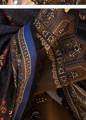 Bin ilyas - Winter 3PC Dhanak Embroidered Suit - kp682