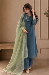zainabzara-Summer-3PC Lawn Embroidered Suit - kp1255