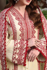 Asim Jofa - Winter 3PC Dhanak Embroidered Suit - kp3383