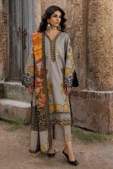 Charizma - Winter 3PC Karandi Digital Print Dress - KP33420