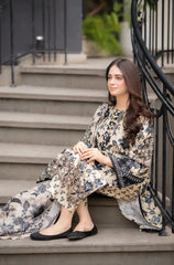 Sapphire - Winter 3PC Karandi Digital Print Dress - KP3389