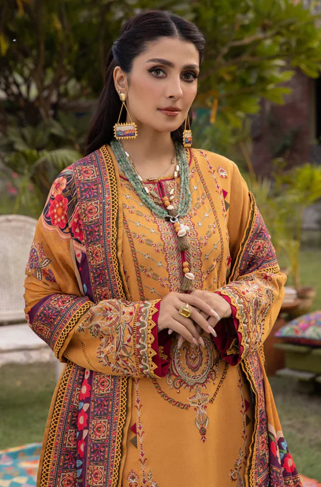 KP1071 - Asim Jofa - 3PC Lawn Embroidered Suit