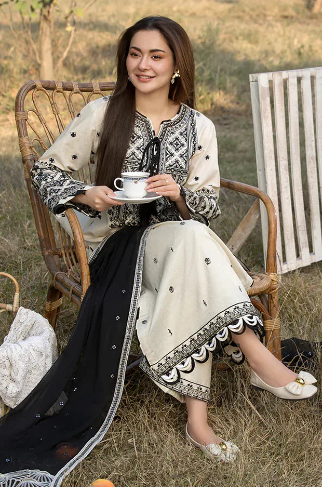 Allys - 3PC Lawn Embroidered Suit - kp1081