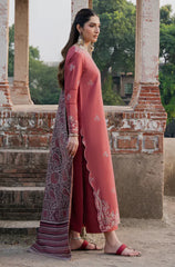Izel - Winter 3PC Dhanak Embroidered Suit - KP33133