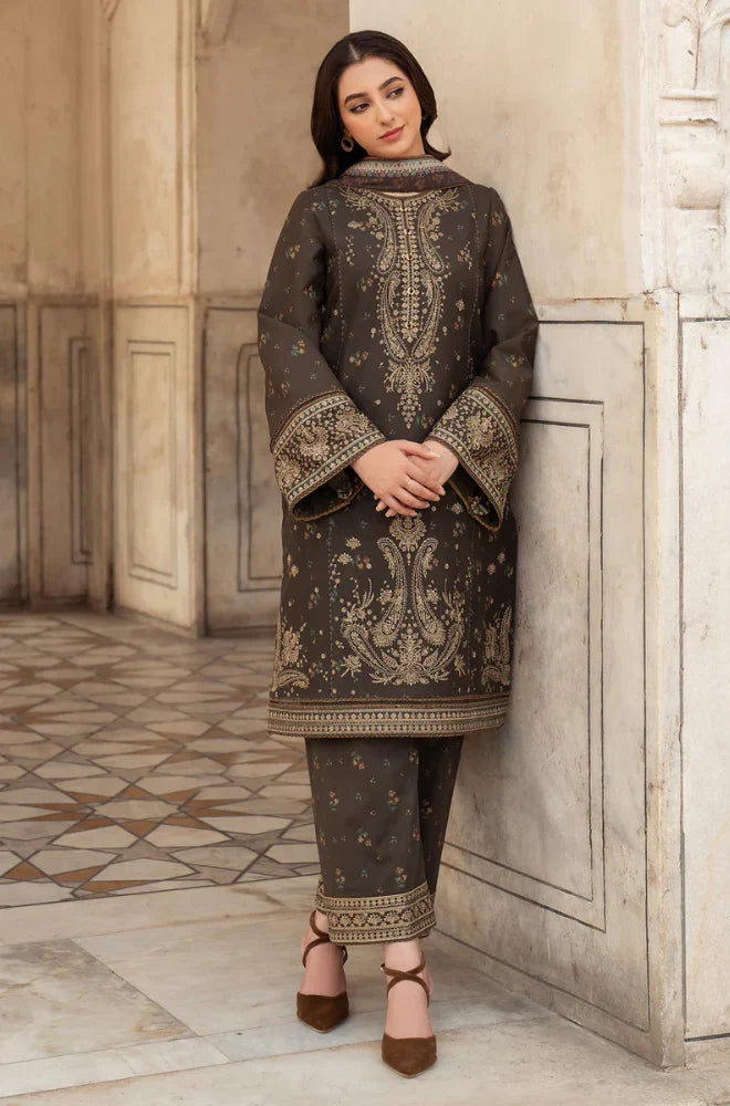 Jazmin - 3PC Lawn Embroidered Suit - kp1084