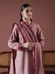 Asim Jofa - Winter 3PC Dhanak Embroidered Suit - kp3384