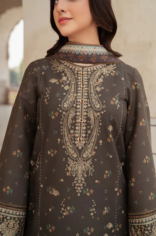 Jazmin - 3PC Lawn Embroidered Suit - kp1084