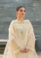 Qalamkar- 3PC ChickenKari Lawn Embroidered Suit - kp1091